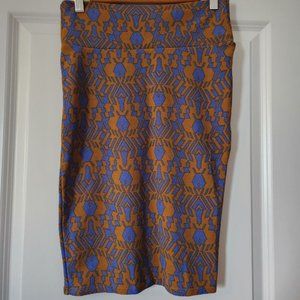 Lularoe Blue and Brown‎ Cassie - XS